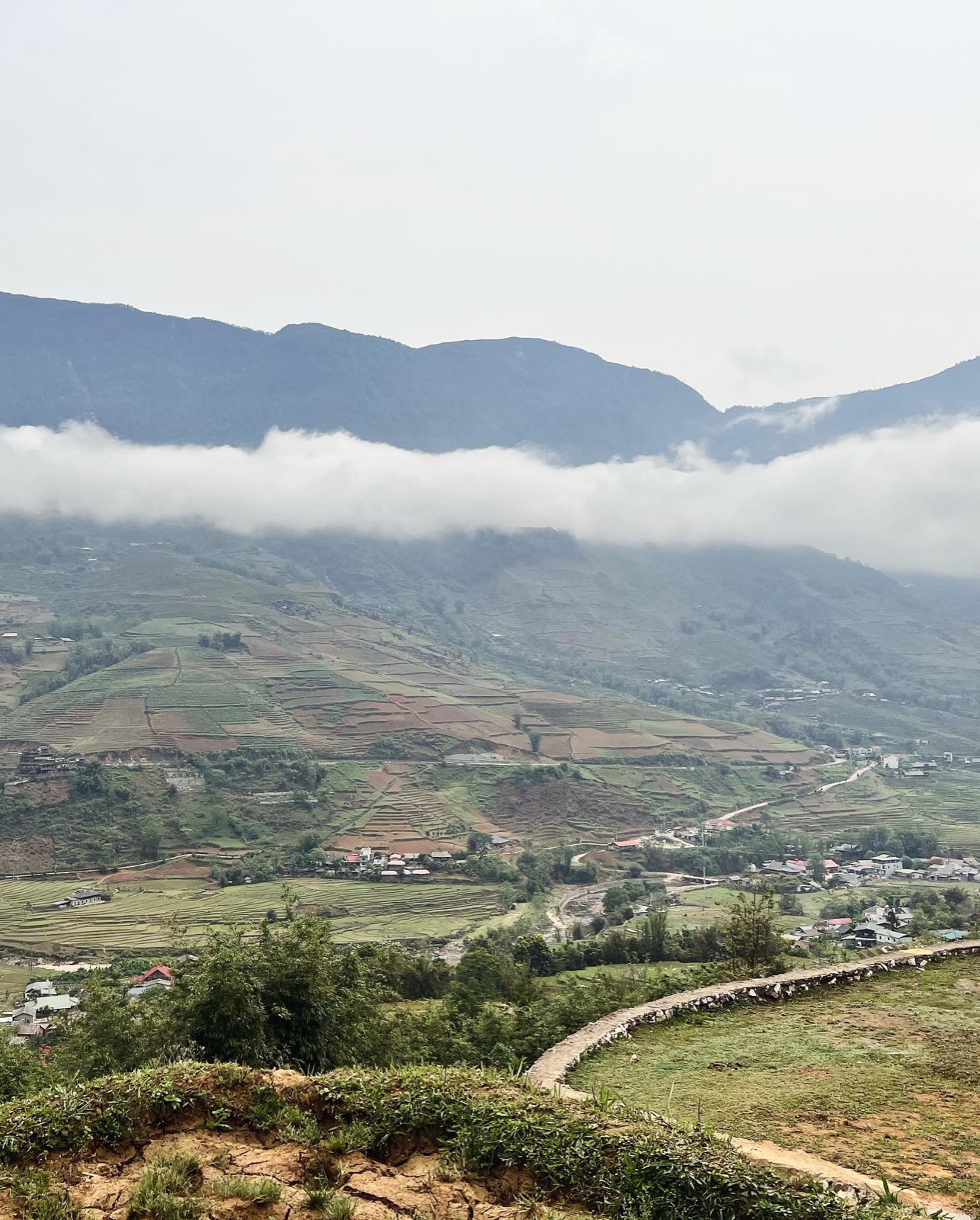 Nubes sobre las montañas del norte