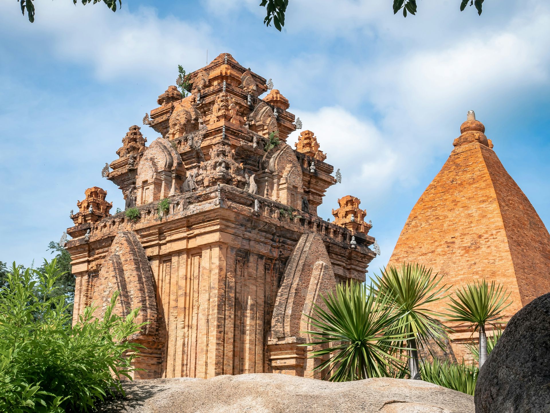 The red-brick Cham towers of Po Nagar in Nha Trang